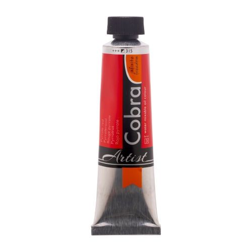 Cobra Water Mixable Oil Pyrrole Red 40ml