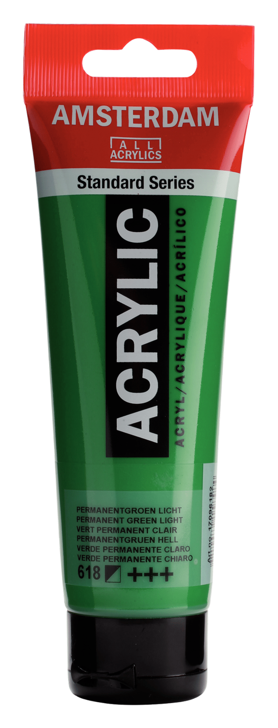 AM Acrylic 120ml Perm Green Lt 618