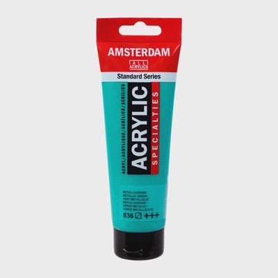 AM Acrylic 120ml Metallic Green 836
