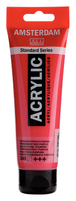 AM Acrylic 120ml Perm Rd Purple 348