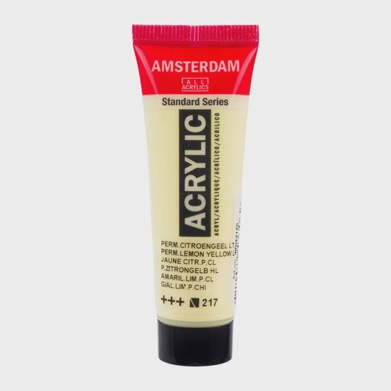 AM Acrylic 120ml Lemonyellowlt 217