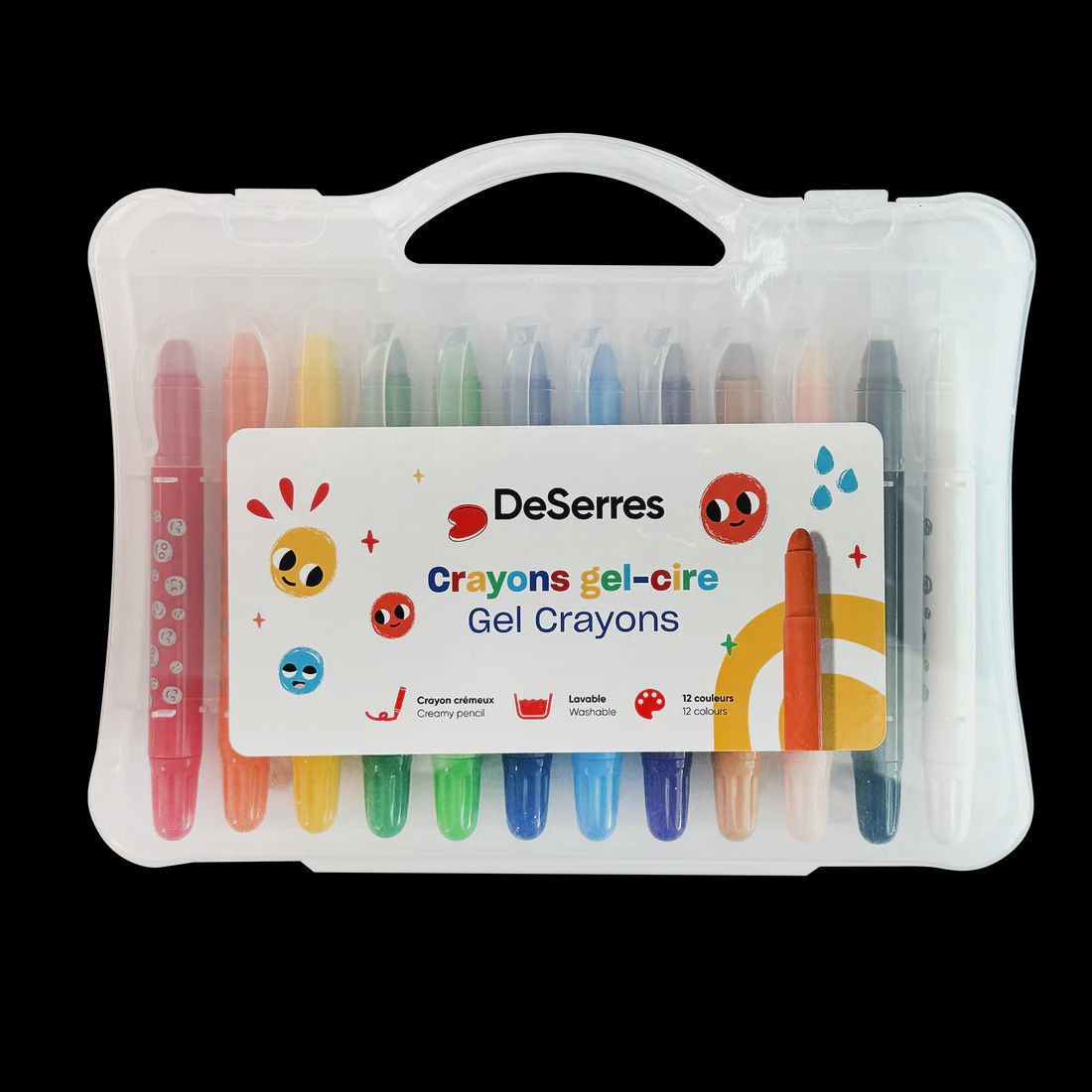 Deserres Wax Gel Crayons for Kids 12pc