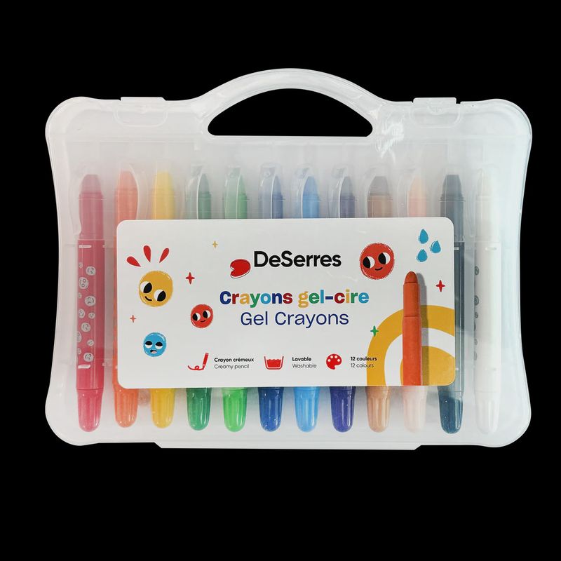 Deserres Wax Gel Crayons for Kids 12pc