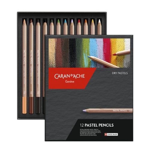 CaranD'Ache 12 Pastel Pencil Set