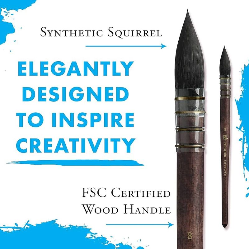 Neptune Quill 8 Squirrel Brush