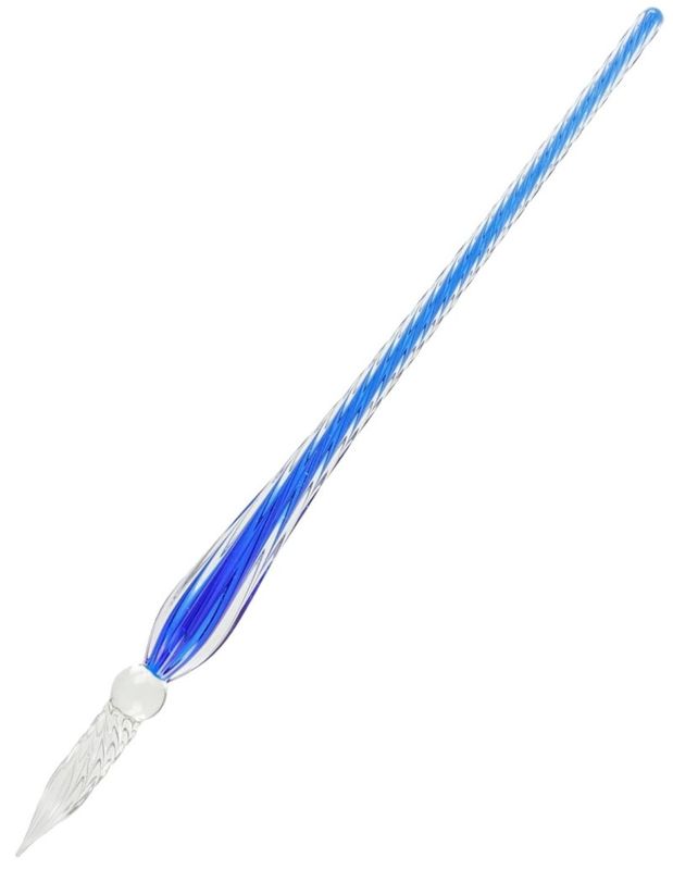 Herbin Glass Pen Blue Twist