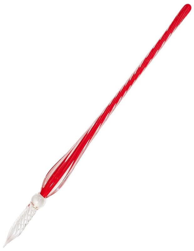 Herbin Glass Pen Red Twist
