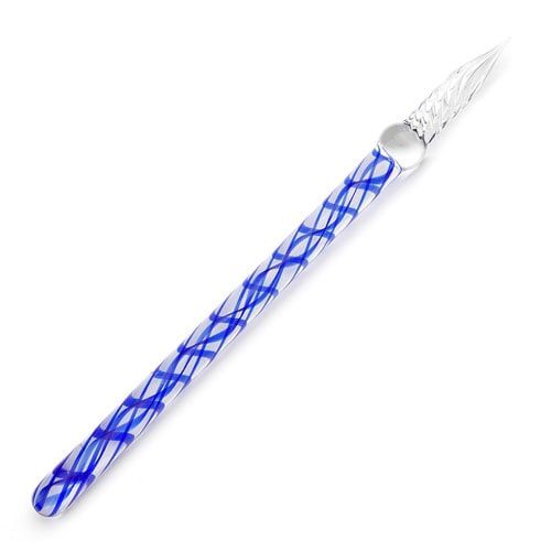 Herbin Glass Pen Sapphire Blue Twst