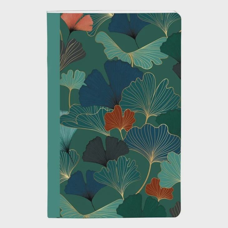Gaia Blue Thread Stitched Notebook 3.5x5 in
