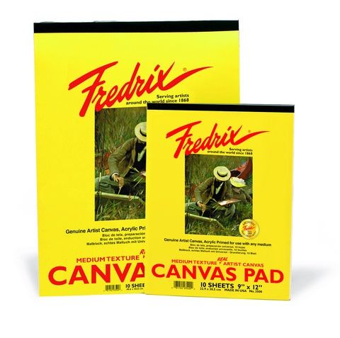 Fredrix Canvas Pad 10 sheets 8x10