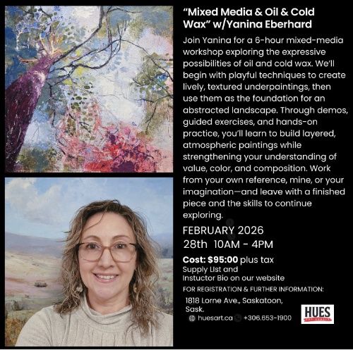 Mix Media And Oil with Cold Wax Y Eberhard Workshop