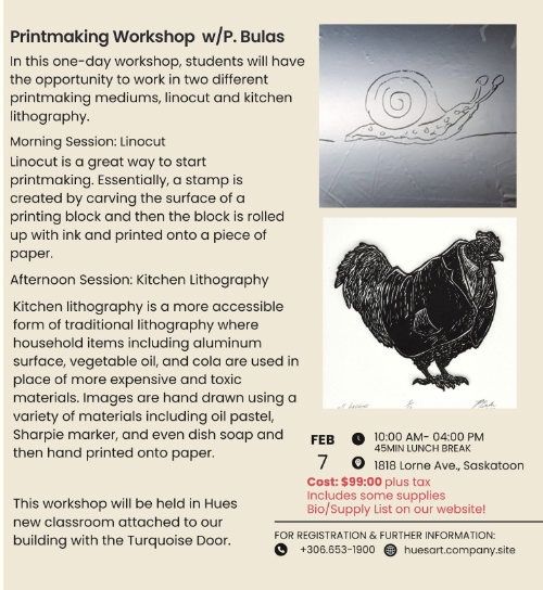 Printmaking Workshop P Bulas
