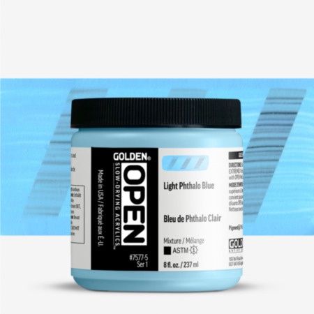GO Light Phthalo Blue 8oz
