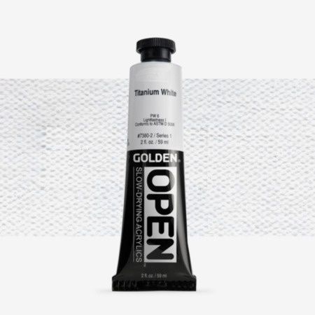 Golden Open Acrylic Titanium White 59ml
