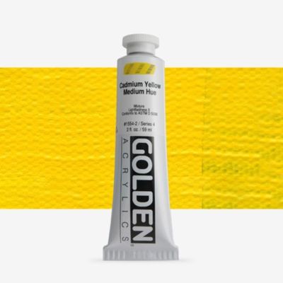 Golden Heavy Body Acrylic Cadmium Yellow Medium Hue 59ml