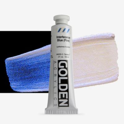 Golden Heavy Body Acrylic Interference Blue Fine 59ml