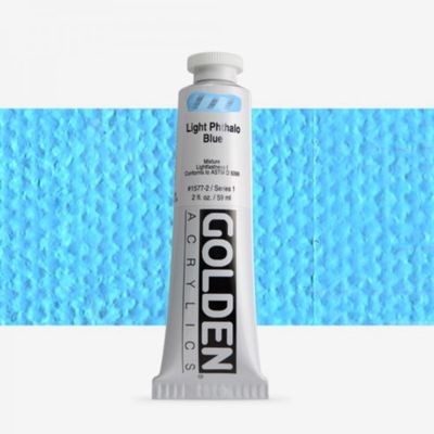 Golden Heavy Body Acrylic Light Phthalo Blue 59ml