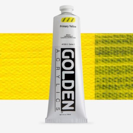 Golden Heavy Body Acrylic Primary Yellow 148ml