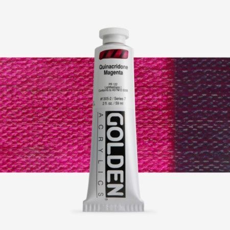 Golden Heavy Body Acrylic Quinacridone Magenta 59ml