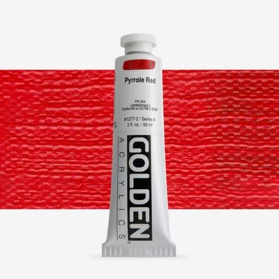 Golden Heavy Body Acrylic Pyrrole Red 59ml