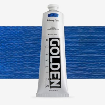 Golden Heavy Body Acrylic Primary Cyan 148ml