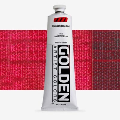 Golden Heavy Body Acrylic Quinacridone Red 148ml