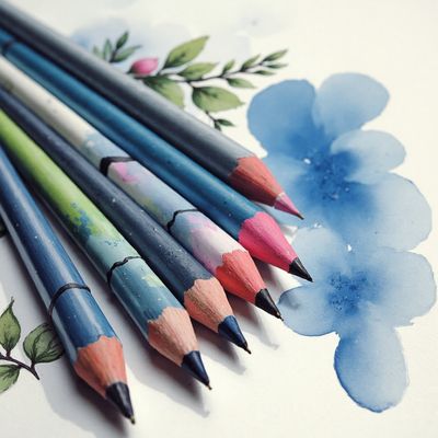 Colour or WC Pencils and Crayons