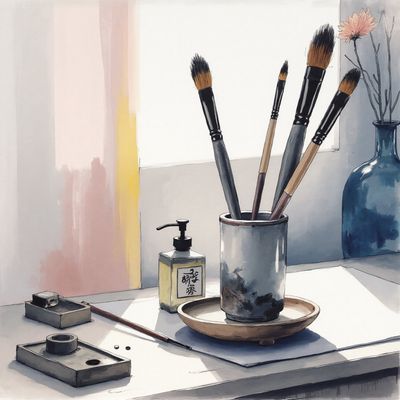 Bamboo or Sumi Brushes