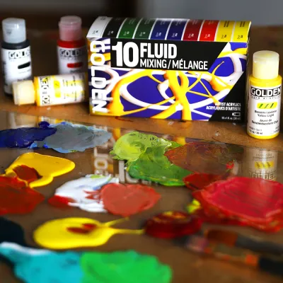 Golden Fluid Acrylics