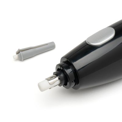 Electric erasers and accessories