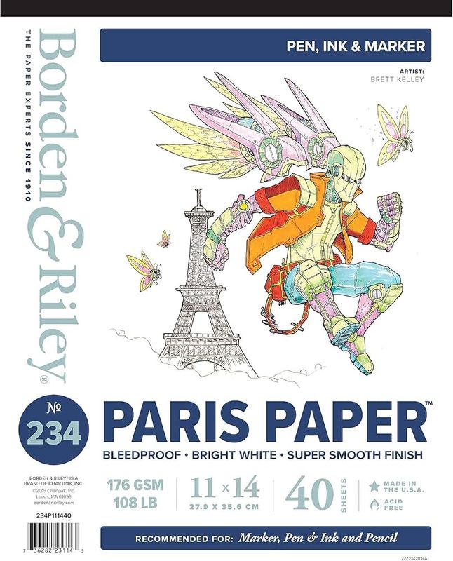 Borden &amp; Riley #234 Paris Paper for Pens 11x14