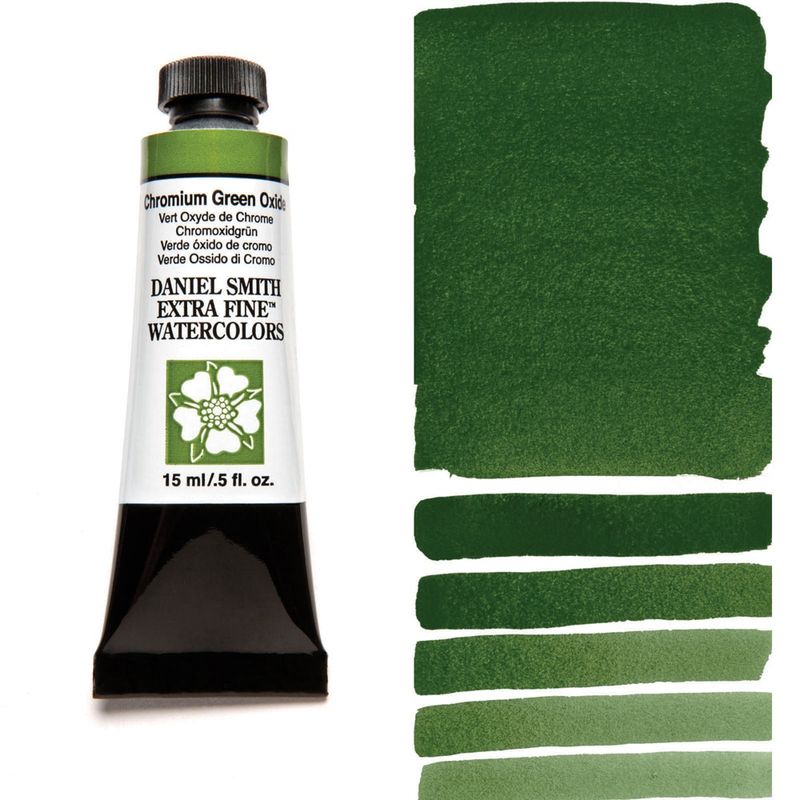 Daniel Smith Chrom Ox Green 15ml