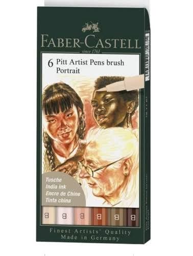Faber Castell Pitt Artist Portrait Set of 6