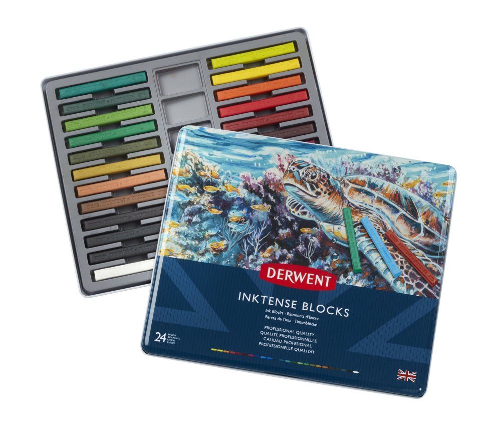 Derwent Inktense Block 24 Tin