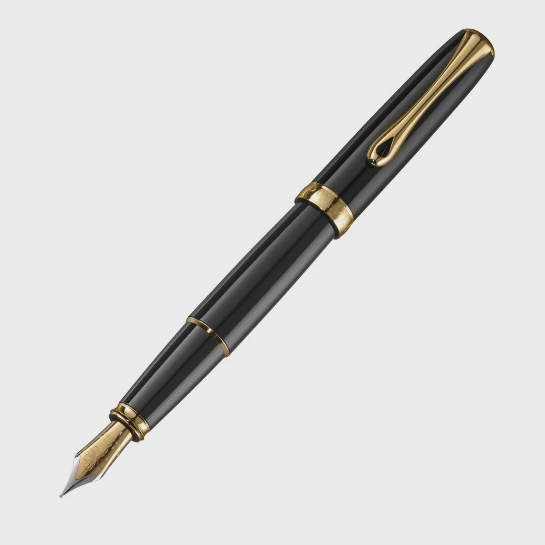 Diplomat Fountain Pen Excellence Black/Gold