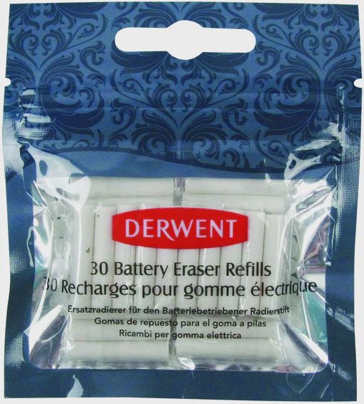 Derwent Battery Eraser Refill 30 pk