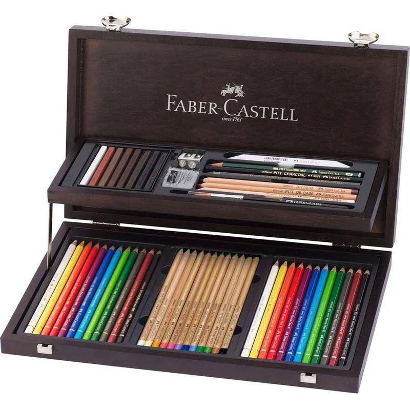 Faber-Castell Albrecht Dürer Watercolour Pencil Compendium Wooden Case
