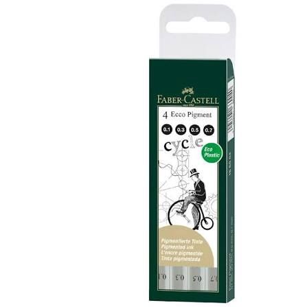 Faber Castell Eco Pigment Set 4