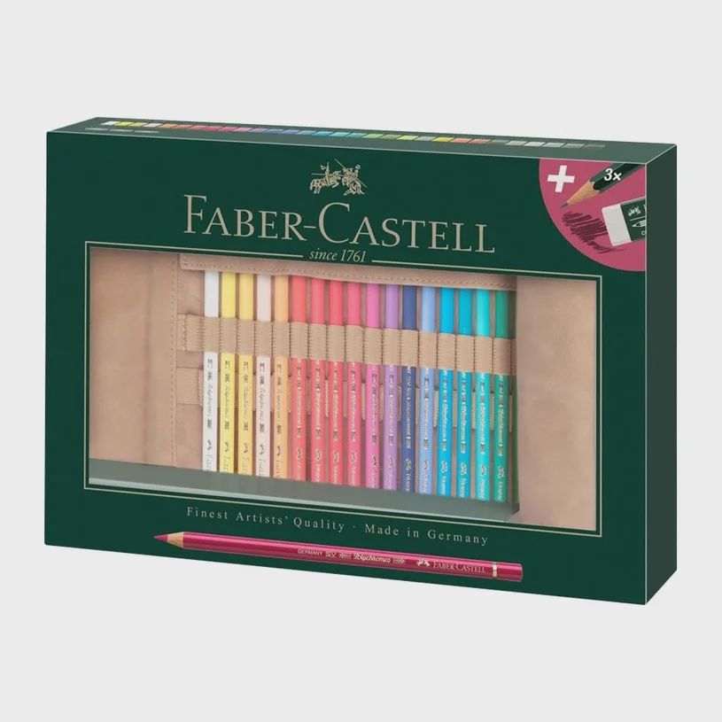 Faber Castell Pencil Roll Up 30 piece