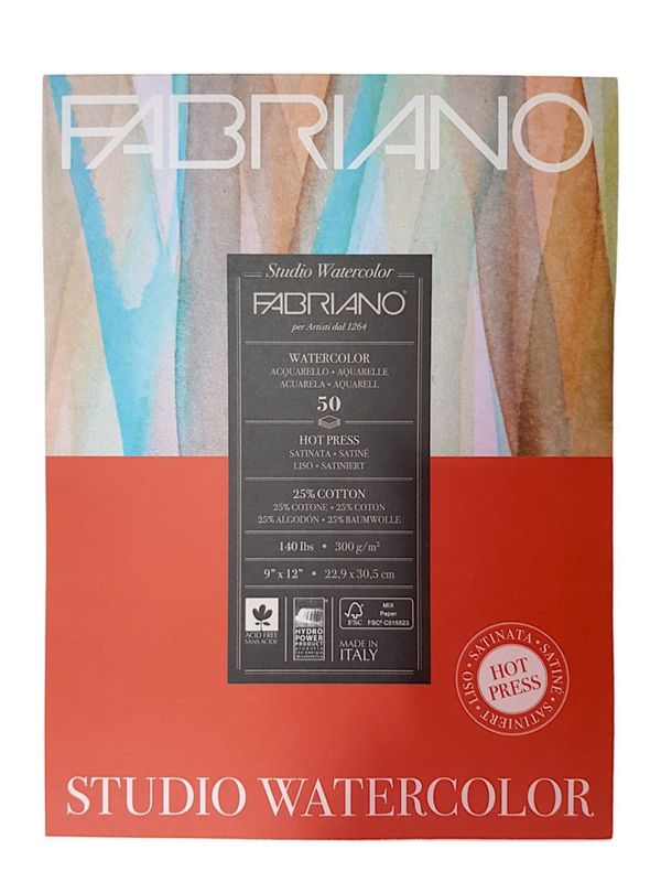 Fabriano WC 9x12 HP 140 LB 12 sh