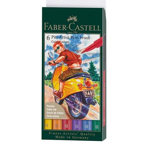 FC Pitt Colour Wheel Artist Pen Set