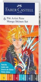 Faber Castell Pitt Artist Manga Shonen Pen Set