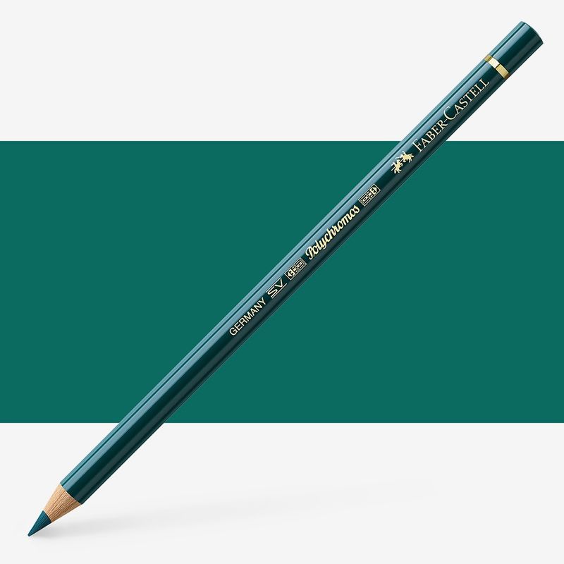 Faber-Castell Polychromos Pencil Deep Cobalt Green 158