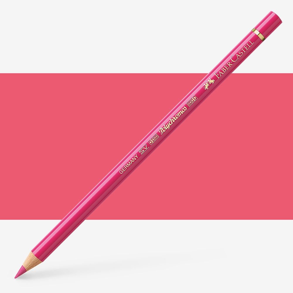 Faber-Castell Polychromos Pencil Rose Carmine 124