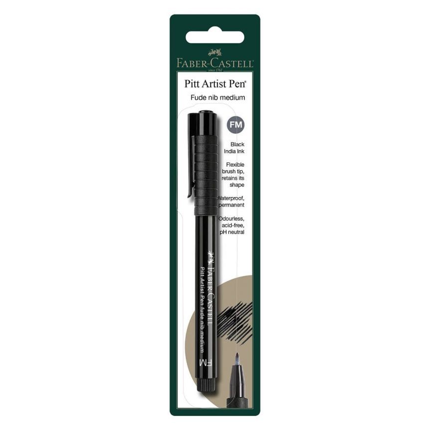 Faber Castell Pitt Artist Pen Fude Nib Medium
