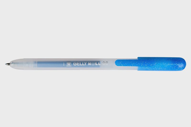 Gellyroll Retractable Blue Metalic