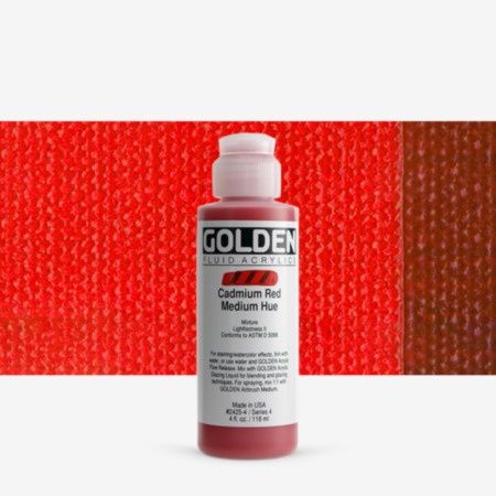 Golden Fl Cad Red Med Hue 4oz S4