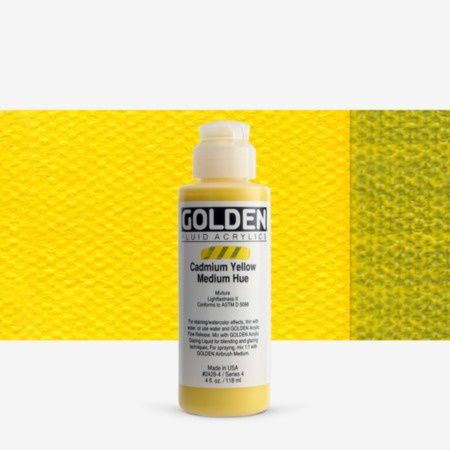 Golden Fl Cad Yellow Med Hue 4oz S4
