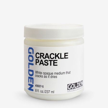 Golden Crackle Paste 8oz