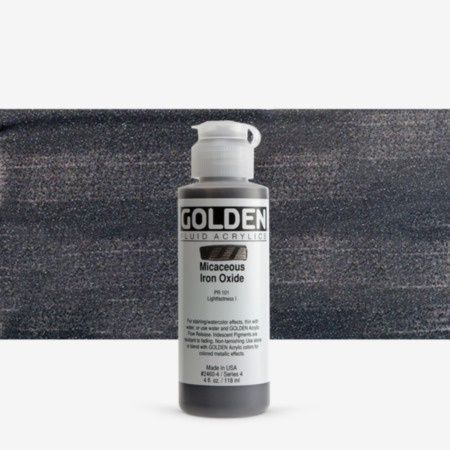 Golden Fl Micacous Iron Oxide 4ozS4